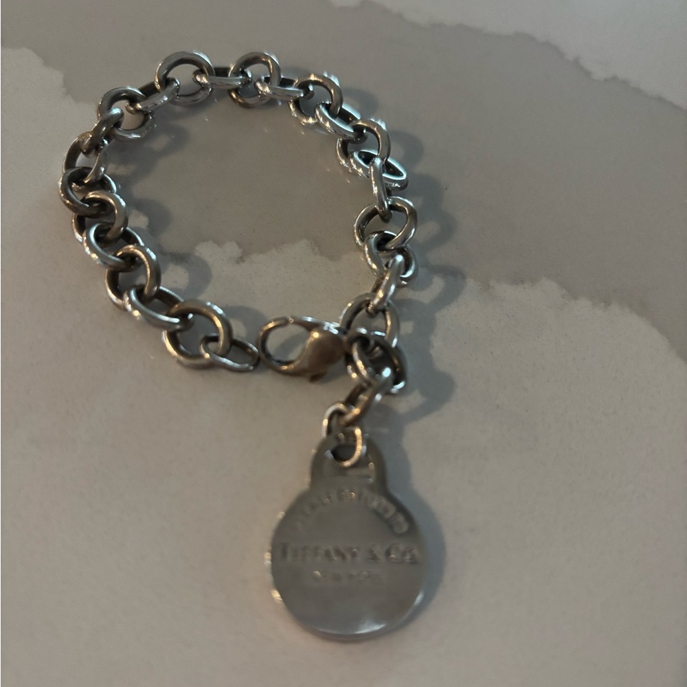 Tiffany & co silver charm bracelet